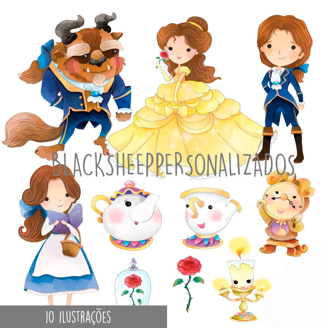 KIT DIGITAL BELA E A FERA